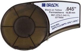 Brady Black on Yellow 2,1m x 16,38mm | M21-375-C-342-YL | 754473930646