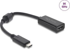 Delock USB Type-C™ Adapter zu HDMI (DP Alt Mode) 8K 60 Hz mit HDR und HDCP schwarz (61085)