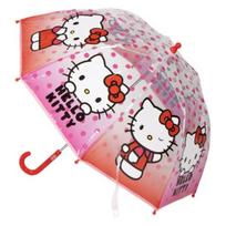 Hello Kitty skaidrus skėtis vaikams