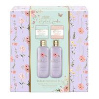 Vonios putų dovanų rinkinys Baylis & Harding Levanda ir erškėtuogių arbata 4 vnt. 500 ml Atpalaiduojantis aromatingas lepininantis rinkinys