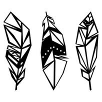 Metalinė sienos dekoracija Feather