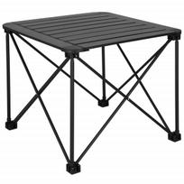 Sulankstomas turistinis stalas Springos CS0113, 52.5x52.5x46 cm, juodas