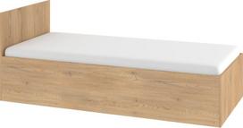 Viengulė lova Meblocross Maximus MXS-19 ąžuolas Cremona 90x200 modernus dizainas