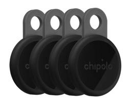 Chipolo LOOP – Rechargeable Bluetooth Tracker with Silicone Loop for iOS & Android, 4col_Charcoal