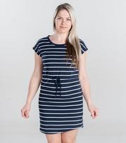 Hailys moteriška suknelė TILDA KL*02, tamsiai mėlyna/baltas, S