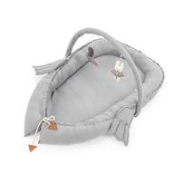 Kūdikio lizdelis Wellgro, Grey, 70x12x110 cm, 0-9 mėn