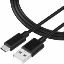 Tactical Smooth Thread USB-A į USB-C 1m Juodas