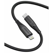 Swissten Soft Silicone USB-C - Lightning 30W 0.4m Black