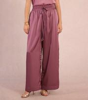 Molly Bracken moteriškos kelnės LA1849DN*01, bordo/mauve, XS