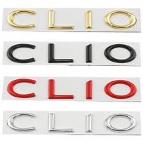 3D Automobilio Galinio Bagažinės Dangčio Raidės Logotipas Ženklelis Emblema Lipdukai Tinka Clio 2 3 4 5 6 Sport Stiliui Automobilių Aksesuarai juoda