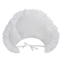 Cosplay aksesuaras Viktorijos laikų apatinis sijonas-pamušalas, turniūras WithRuffles35x25x5cm white