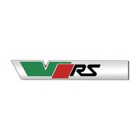 3D Metalinis Logotipas VRS Emblema Raidės Automobilio Priekinės Grotelės Ženklelis Fabia 1 MK1 Kodiaq Ocavia 2 3 MK3 MK2 VRS Lipdukas Priedai Style-1（Sticker）