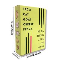 Taco Katė Ožkos Sūris Pica Laukiai Pramoginė Kortelė Šeimos Grupės Žaidimui