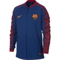 Nike Striukė Barcelona Treniruočių Šilta Greitai Džiūstanti Kvėpuojanti Užtrauktukas Ilgomis Rankovėmis Vaikams Striukės Mėlyna 894412-456 L