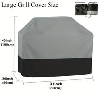 BBQ BBQ kepsninės kepsninės dangtis Atsparus dulkėms ir vandeniui anglies kepsninės dangtis Lauko nuo lietaus kepsninės dangtis 80x66x100cm