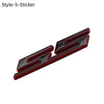 SS Logotipo Automobilio Priekinės Grotelių Emblema Automobilio Bagažinės Lipdukas Chevrol-et Cama-ro Cavalier Onix Cruze Aveo Silverado Style-1-Sticker