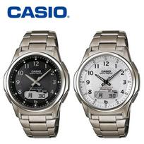 „Casio“ vyriškas saulės energija varomas radijo bangomis valdomas laikrodis, įkraunamas, titano spalvos, kelių dažnių, 6 radijo bangomis valdomas rankinis laikrodis, 5 ATM atsparumas vandeniui, analoginis-skaitmeninis ekranas, praktiškas, dienai