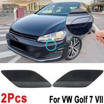 1 pora priekinių žibintų plovimo purkštukų dangtelių VW Golf 7 VII MK7 2013-2017 5GG955109 5GG955110