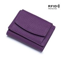 Mada Rfid Monetų Piniginė Piniginė Mini Trumpa Piniginė Moteriška Piniginė oranžinė