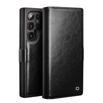 Genuine Leather Phone Case for Samsung S25+ Plus 5G Business Style Fashion Luxury with Card Slots Cover for S25 Ultra 5G For S25