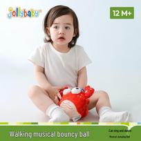 Jollybaby Muzikinis šokinėjantis krabas žaislas