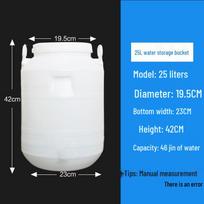 Eco-Friendly Food-Grade Plastic Fermentation Barrel sutirštinta spalva/25l talpa spalva/vidinis dangtis (apytiksliai 23kg) spalva