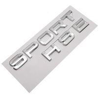 3D ABS Juodo Chromo Raidės Automobilio Galinės Bagažinės Emblema Ženklelis Lipdukas Range Rover Sport HSE 2006 2009 2008 V8 V6 Automobilio Aksesuarai Silver