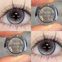 Mill Creek Ice Blue kontaktiniai lęšiai su 14,2 mm mažo skersmens, plono apskritimo, apvalūs kontaktiniai lęšiai Cosplay mėlyni kontaktiniai lęšiai 1 metams autentiški 0 mėlyna