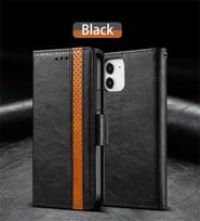 Daugiafunkcionalus magnetinis atverčiamas odinis dėklas iPhone 7 8 XS/11/12/13/14/15/16/17 serijoms - Kur mada susitinka su funkcija iPhone XS juoda