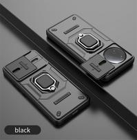 Šarvuotas smūgiams atsparus dėklas Xiaomi Poco F7 Pro F7 Ultra apsauginis dangtelis žiedas magnetinis stovas laikiklis Coque Fundas Capa Poco F7 Ultra juoda