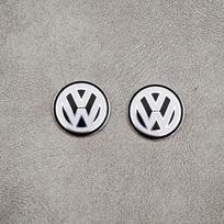 2026 Nauja VOLKSWAGEN VW 56mm Automobilio Ratlankių Centrinės Dalys Juodas Suede Metalinis Raktų Pakabukas 14mm VW Raktų Lipdukas Volkswagen Jetta Bora P