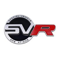 ABS SVR Logo Car Body Side Emblem Badge Rear Trunk Stickers Style-E