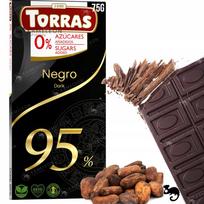 Tamsusis šokoladas 95% kakavos b/c Torras 75g