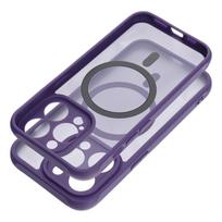 MATINIS MAG COVER dėklas suderinamas su MagSafe IPHONE 12 purpurinis