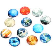 Planetų šaldytuvo magnetai 12 šaldytuvo magnetų Premium planetų magnetai blue