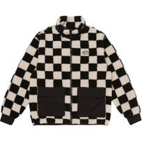 Vans pledas Stovintis apykaklė Užtrauktukas Ilgomis rankovėmis Striukė Unisex striukės Juoda VN000KCWE1N1 M beige