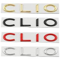 3D Automobilio Galinio Bagažinės Dangčio Raidės Logotipas Ženklelis Emblema Lipdukai Tinka Clio 2 3 4 5 6 Sport Stiliui Automobilių Aksesuarai juoda