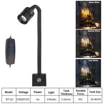 Aquarium LED Light USB 5V 3W Aquatic Lighting Clip-on Lamp for Fish Tank