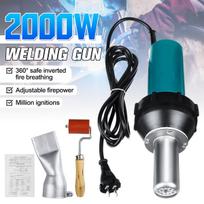 AC 220V 2000W 50/60Hz karšto oro degiklis plastikinis suvirinimo pistoletas suvirinimo degiklis suvirintojui + apvalios / plokščios nosies didmeninė kaina