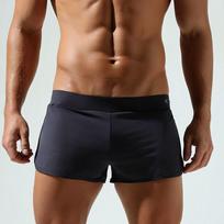 Men's Low Rise Loose Fit Shorts olid Color Mesh Quick Dry Short Pants Breathable Comfort Sexy Lounge Home Underpants M balta