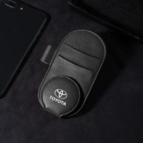 Daugiafunkcis automobilinis saulės akinių laikiklis kortelėms ir bilietams, stovas akiniams Toyota Chr Corolla Yaris Rav4 E150 E120 Land Cruiser