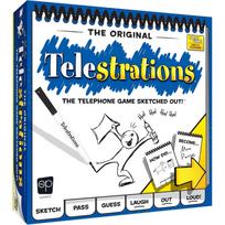 Telestrations Party stalo žaidimas Pramogos Šeimos susibūrimai Kortelė
