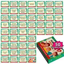 English 50 Piece Table Topic Cards Family Conversation Border Hit Gatherings 4-bidden Words Game