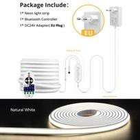 Smart BT APP Control Dimmable Neon LED Strip Light Uniform Soft Glow Silicone Neon Tape Ribbon For Room Cabinet Bedroom Decor 2m