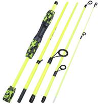 „Sougayilang“ 5,5 pėdų meškerė su spiningu užmetimu, 5 sekcijų nešiojama kelioninė meškerė Spinning Rod 5.5FT raudona