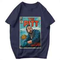 Vyriški marškinėliai The Pitt plakato idėja Y2K grafiniai marškinėliai Unisex drabužiai Marškinėliai S