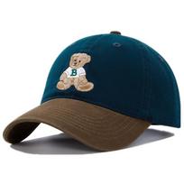 Unisex Cotton Baseball Cap With Lovely Bear Embroidery Outdoor Sports Dad Hat Adjustable for Men And Women 56cm-60cm juoda