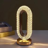 UOSU Runway Design 3-Color Rechargeable Bedside Lamp (2-Pack)