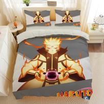Anime Naruto Naruto Antklodės užvalkalas Pagalvės užvalkalas Viengulė lova Miegamojo dekoravimas Namų Vaikų patalynės komplektas 135x200cm Berniuko Mergaitės Dovana 70x133cm