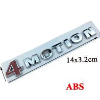 3D Chrome 4MOTION Letters Car Badge Emblem Sticker For P-assat B6 Polo Tiguan Touareg Golf MK4 Accessories sidabras